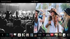 Peugeot Music is an online music streaming platform available to anyone