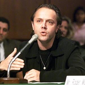 Lars Ulrich in Court VS Napster