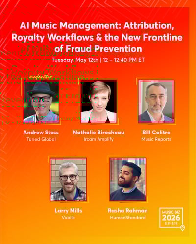 MusicBiz-Ai-Music-Management-Fraud-TunedGlobal-IrcamAmplify-MusicReports-Vobile