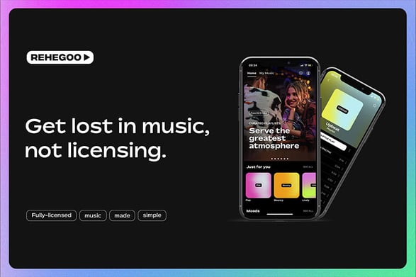Rehegoo B2B music app - get lost in music not licensing