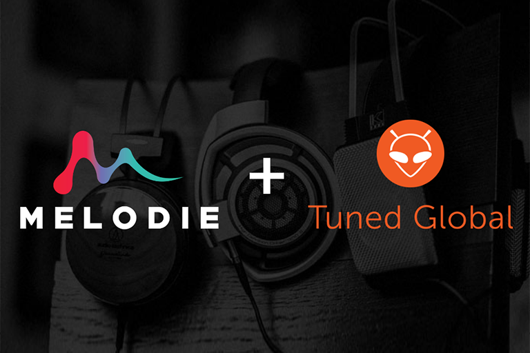 Tuned + Melodie partnership banner blog