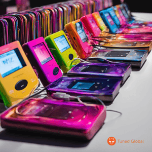 Tuned Global Napster blog ipods image