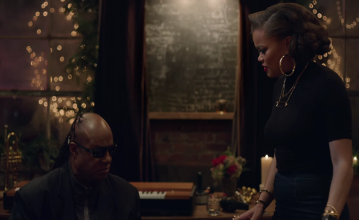 Stevie Wonder & Andra Day in Apple Christmas ad