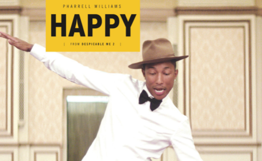 10 canciones que con tan solo escucharlas cambiarán tu humor 6 3 Innovative Ways Pharrell Williams Marketed 'Happy' Song