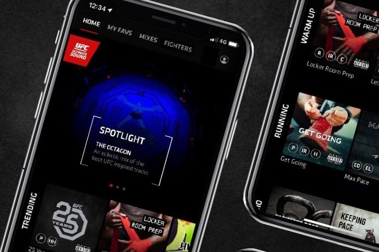 Tuned Global tech powers the first UFC music streaming & media app for ACX Music