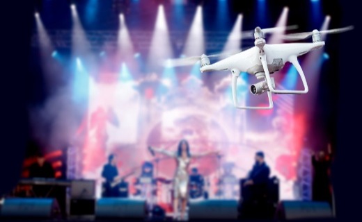 3 ways drones are used to enhance music events' experiences